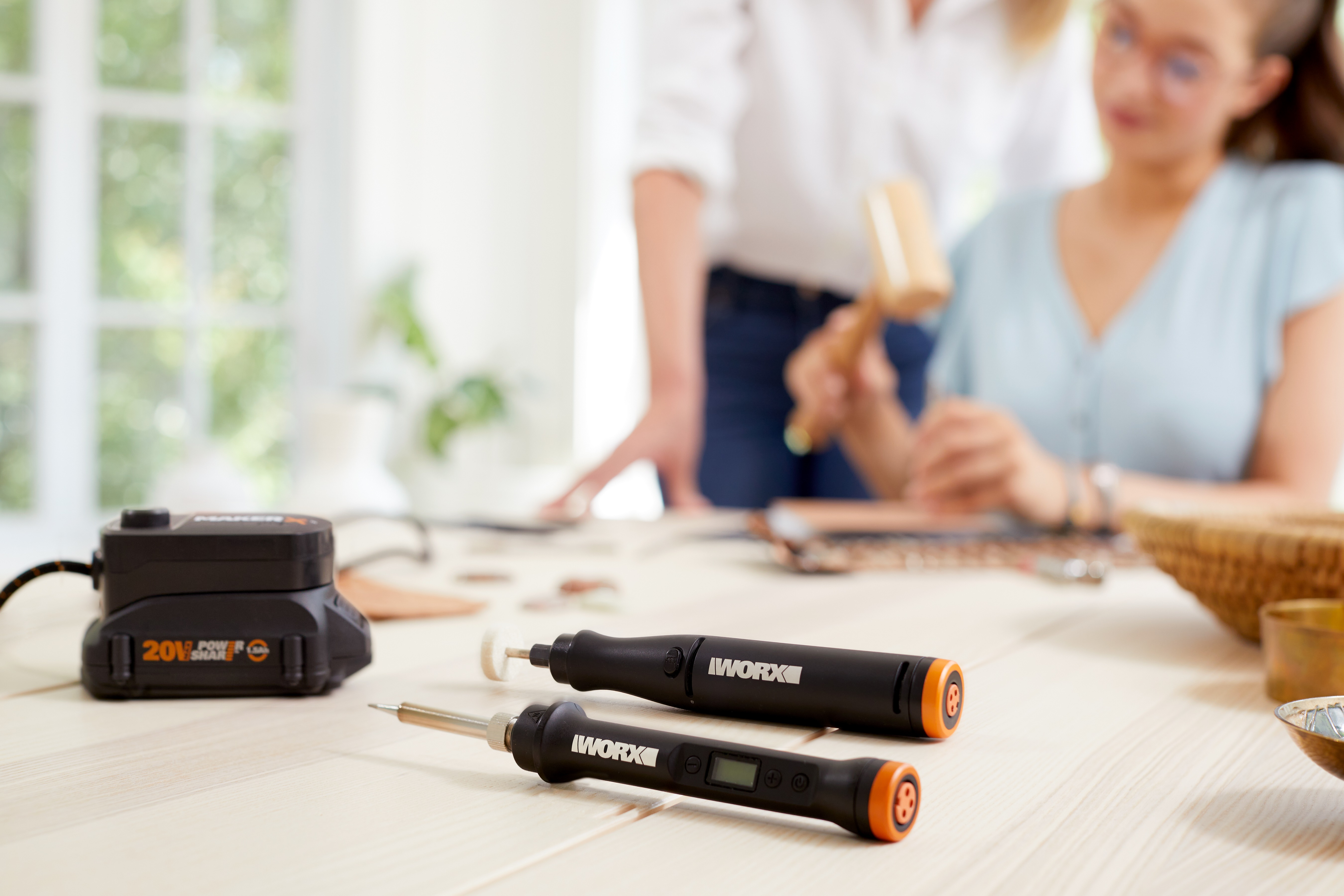 WORX MakerX Rotary Tool and Wood Metal Crafter Kit Adds Creative